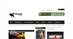 Desktop Screenshot of bcmusicianmag.com